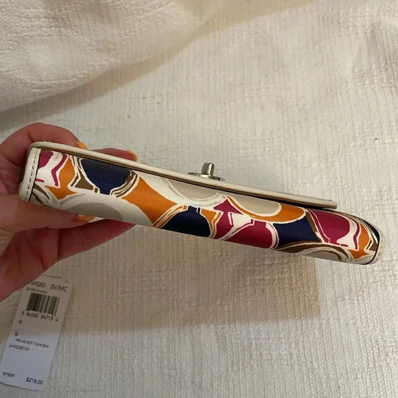 COACH - signature sateen multicolor wallet - NWT - Picture 9 of 9